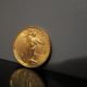 1986 First Year Issue American Gold Eagle 1/10 Oz $5 Five Dollars U.  S.  Coin Gold photo 3