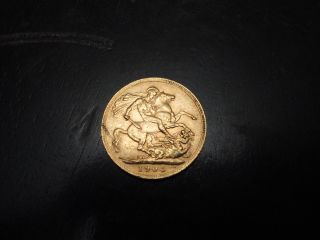 1904 British Gold Sovereign 22k.  2354 Troy Oz Of Pure Gold Nr photo