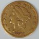 1891 - S $20 American Liberty Head Double Eagle Gold Coin Gold photo 8