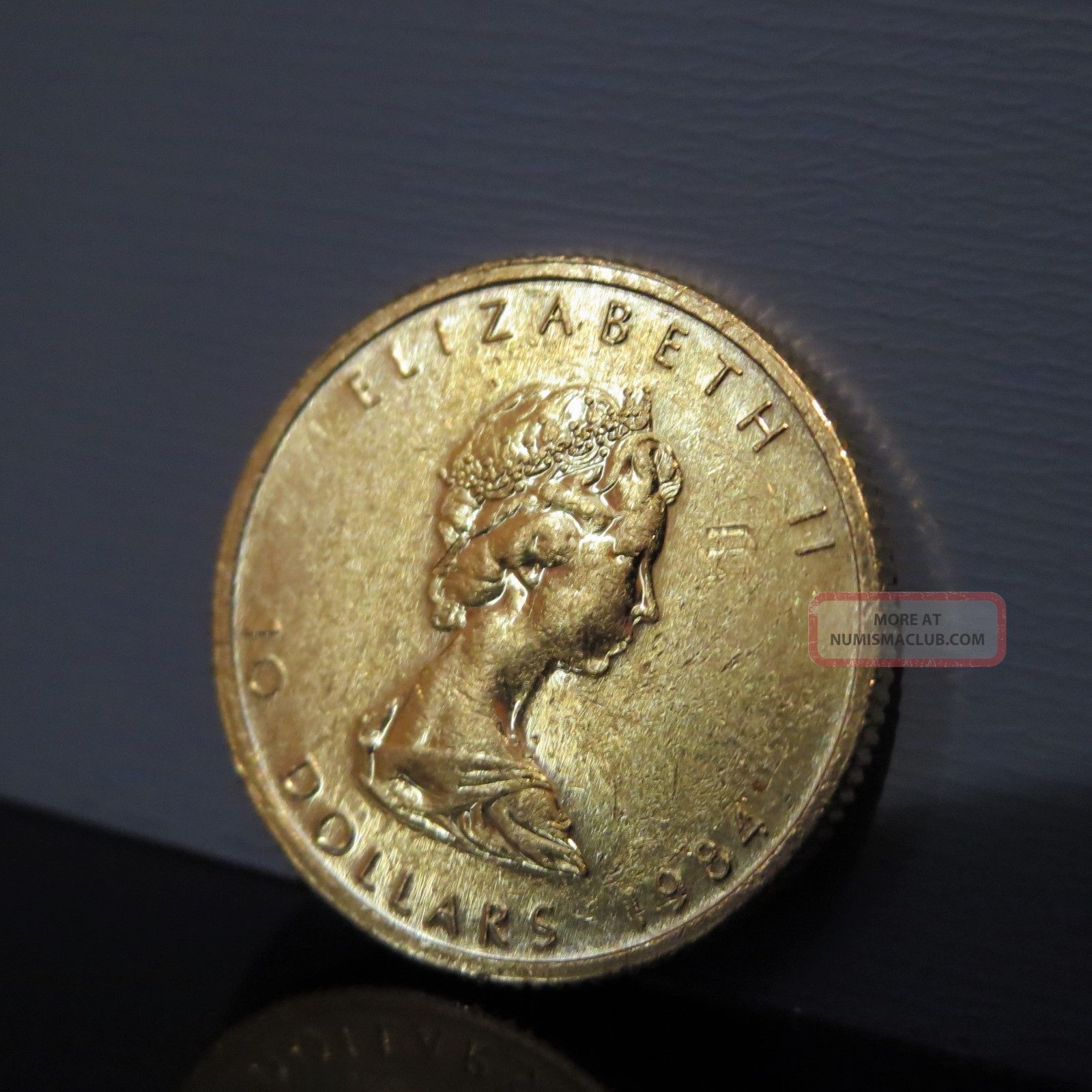 1984 Canada Gold Maple Leaf $10 Coin 1/4 Troy Oz.  9999 Pure Gold Coins: Canada photo