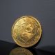 1985 China Gold Panda 10 Yuan 1/10 Oz.  999 Fine Gold Coin Coins: World photo 3