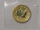 2014 Canadian Gold Maple Leaf - 1/10 Troy Ounce - $5 Canada Coin - Tenth Oz Gold photo 1