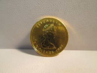 1985 Canadian Maple $5 Dollar 1/10th Gold photo