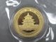 2000 10 Yuan 1/10 Oz Gold China Panda In Plastic With Gold photo 1