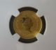 1998 Lunar Tiger,  Australia,  Ngc Ms 69,  $15,  1/10 Ounce,  Fine Gold Coin Gold photo 3