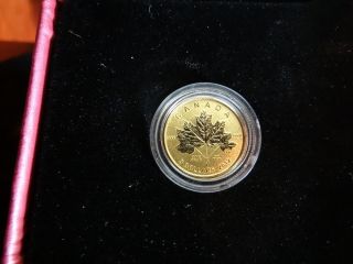 2012 $5 Pure Gold Canadian Maple Leaf Box / photo
