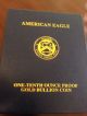 2011 - W 1/10 Oz Proof Gold American Eagle (w/box & C.  O.  A) Quick - Gold photo 3
