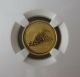 1996 Lunar Rat,  Australia,  Ngc Ms 69,  $15,  1/10 Ounce,  Fine Gold Coin Gold photo 1