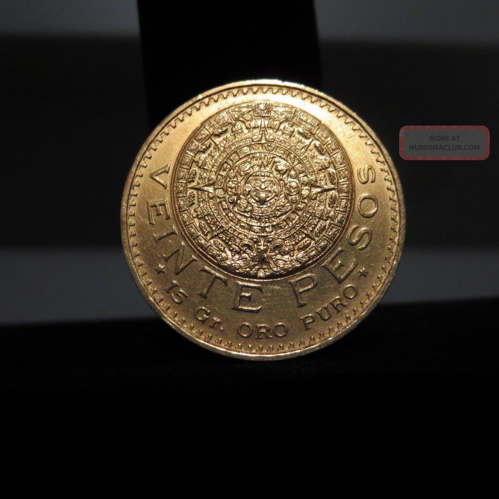 1959 Mexico Gold Veinte 20 Pesos 16g 27mm Vintage Mexican World Coin 1959-mexico-gold-veinte-20-pesos-16g-27mm-vintage-mexican-world-coin
