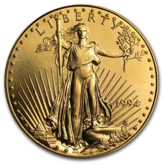1994 1 Oz.  Gold American Eagle Coin photo