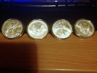 Silver American Eagle 1 Oz Bullion Coin photo