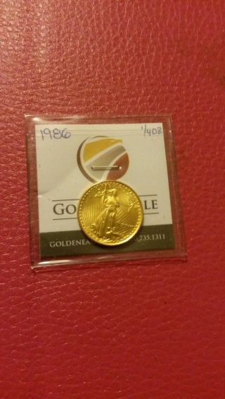1986 $10 1/4 Ounce Gold American Eagle photo