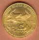 1987 United States Gold Eagle $50 Coin - 1 Ounce Of Gold - Unc Gold photo 1