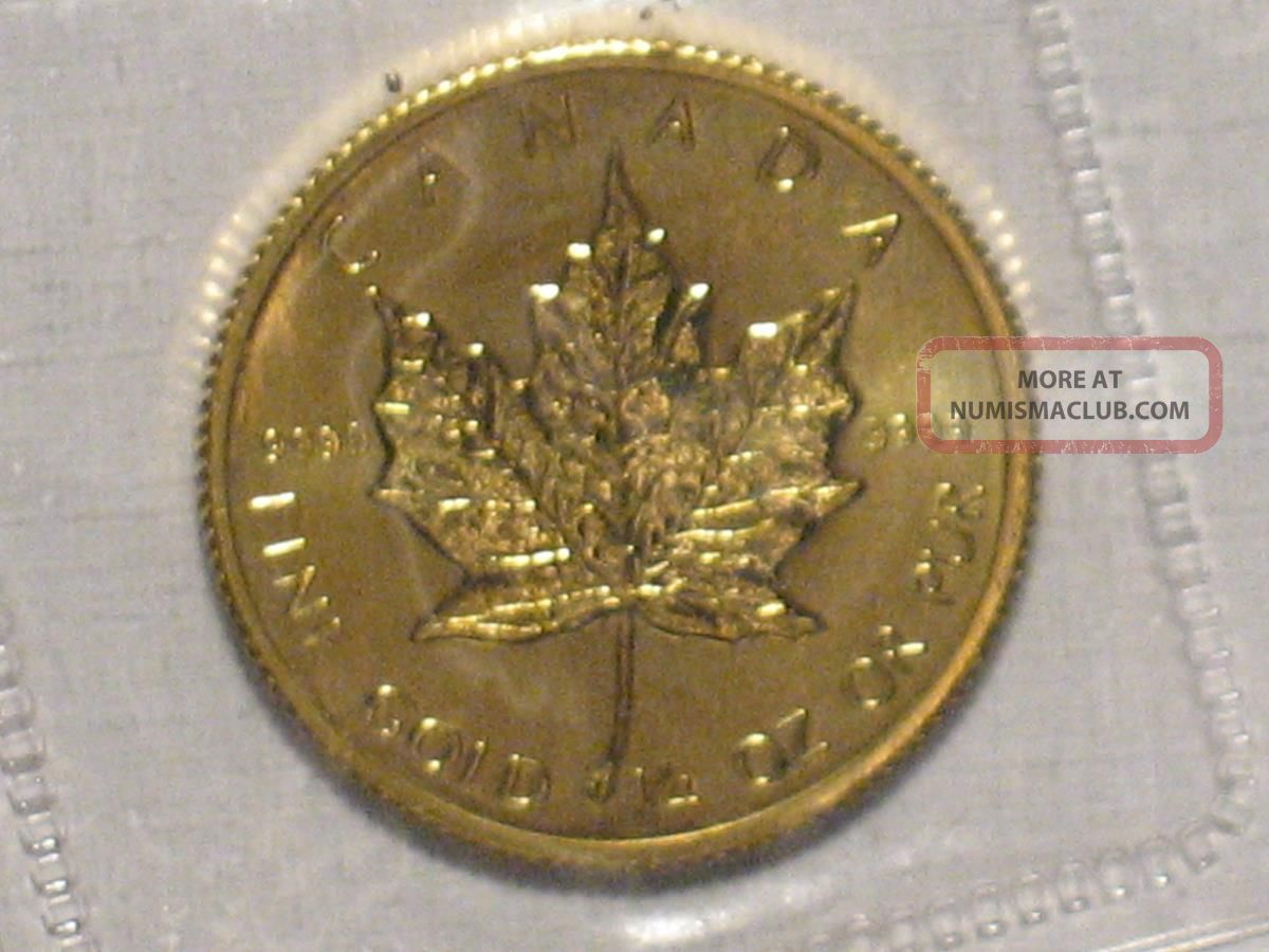 1985-canadian-gold-maple-leaf-1-4-troy-ounce-9999-10-canada-coin