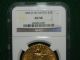 1908 - D $20 Gold St.  Gaudens Double Eagle ' No Motto ' Coin Ngc Au58.  Q765 Gold photo 5