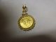 1 Gram Pure 24k Gold Coin (with Bezel Gold photo 2