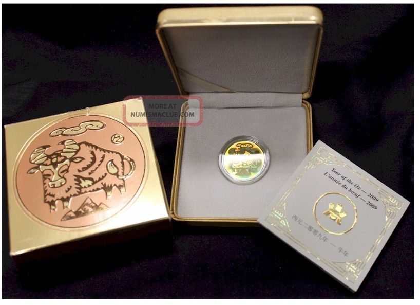 2009 Canada $150 Gold Hologram - Year Of The Ox Low Minatge Coins: Canada photo
