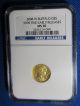 First Year Issue 2008 - W Ngc Certified Ms70 Gold $5 Us 1/10th Oz American Buffalo Commemorative photo 3