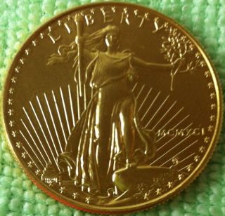 1991 $50 Uncirculated Gold Bullion American Eagle photo