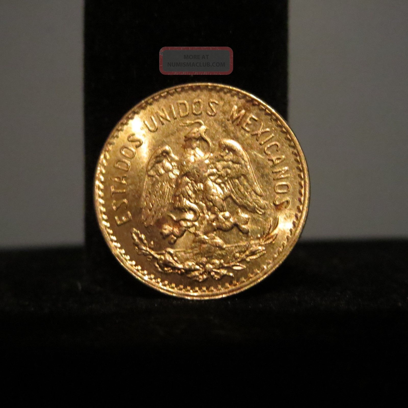 1955 Mexico Gold Cinco 5 Pesos Coin 19mm 4g Vintage Mexican Money 1955-mexico-gold-cinco-5-pesos-coin-19mm-4g-vintage-mexican-money