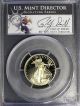 2003 - W $10 ¼ Ounce Gold Eagle Pcgs Pr70dcam 26818012 Philip Diehl Gold photo 1
