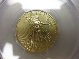 2013 $10 ¼ Ounce Gold Eagle Pcgs Ms70 28651836 West Point photo