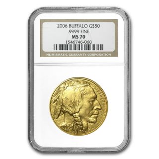 2006 1 Oz Gold Buffalo Coin - Ms - 70 Ngc - Sku 23512 photo