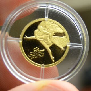 2006 Belarus 1/25 Oz Gold Bolshoi Ballet 10 Rouble Rare Coin With Certificate photo