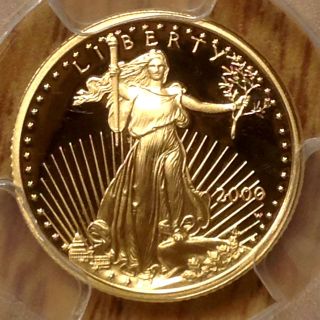 2000 - W $5 American Gold Eagle,  Pcgs Pr 69 Dcam Proof photo