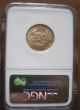 2006 $10 American Gold Eagle Ngc Ms - 70 (1/4 Oz) Brown Label - & Ins. Gold photo 2