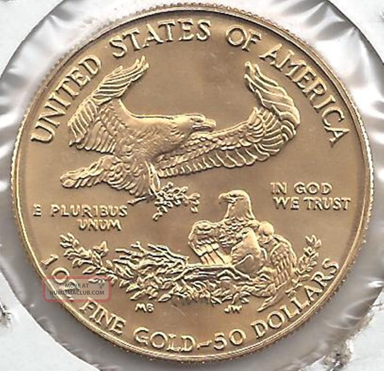 1988 Mcmlxxxviii 50 50 Dollars American Eagle One 1 Oz Gold Coin canadian-penny-1988
