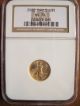 2002 $5 American Gold Eagle Ms - 70 Ngc (1/10 Oz) Brown Label & Ins Gold photo 9