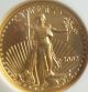 2002 $5 American Gold Eagle Ms - 70 Ngc (1/10 Oz) Brown Label & Ins Gold photo 5