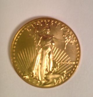 1986 Mcmlxxxvi 1 Oz Gold Usa Eagle Liberty Coin $50 photo