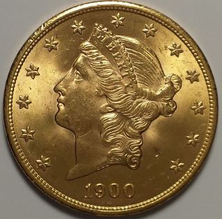$20 Gold Liberty Double Eagle 1900 - Philadelphia - Please View Photos photo