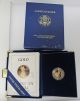 1988 U.  S.  $5 Gold American Eagle 1/10 Oz Proof Bullion Coin - W/coa Gold photo 1
