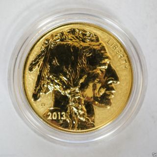 2013 W $50 American Gold Buffalo Reverse Proof 100th Anniversary & photo