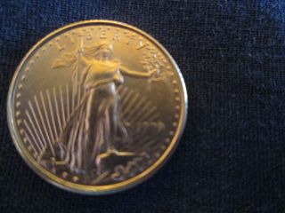 1999 1/10 Troy Oz $5 Gold American Eagle Coin photo