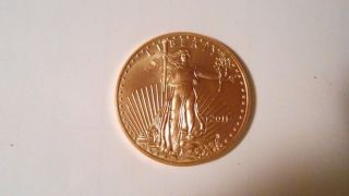 2011 1 Oz Gold American Eagle - Brilliant Uncirculated photo