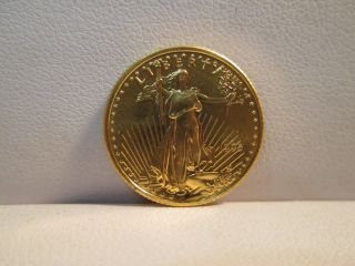 1995 American Eagle One Tenth Ounce Gold 5 Dollar Coin photo