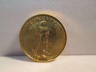 1996 American Eagle One Tenth Ounce Gold 5 Dollar Coin photo