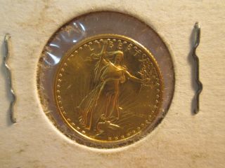 1986 American Eagle One Tenth Ounce Gold 5 Dollar Coin photo