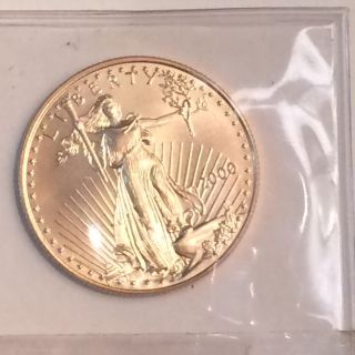 2000 Gold American Eagle Liberty 1/2 Oz $25 Gold Coin - Uncirculated - Ungraded photo