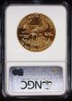 1997 $50 One Ounce American Gold Eagle Perfect Ngc Ms 70 - Very Rare Low Pop 68 Gold photo 1