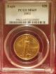 2002 $25 1/2 Oz American Gold Eagle Pcgs Ms 69 Gold photo 1