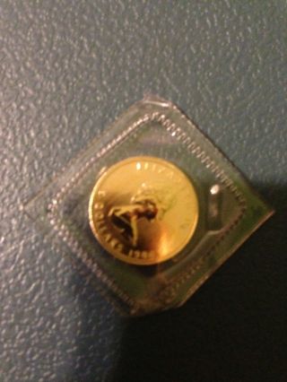 1984 Maple Leaf 1/10 Oz Gold Coin photo