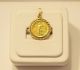 1987 1/10 Ounce Gold Eagle $5 Gold Coin In 14k Solid Yellow Gold Rope Bezel Gold photo 5