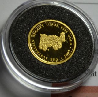 Australia 4$ Gold Proof 2005 The Australian Nugget -.  999au Solid With photo