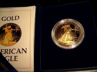 1 Ounce 1986 Gold American Eagle Proof photo