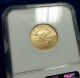 2003 United States American Gold Eagle $10 1/4 Oz Ngc Ms70 Perfect Coin Gold photo 9